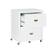 Alt View Zoom 15. Linon Home Décor - Penrose Rolling File Cabinet With Adjustable Rails - White Paint / Gold Hardware.