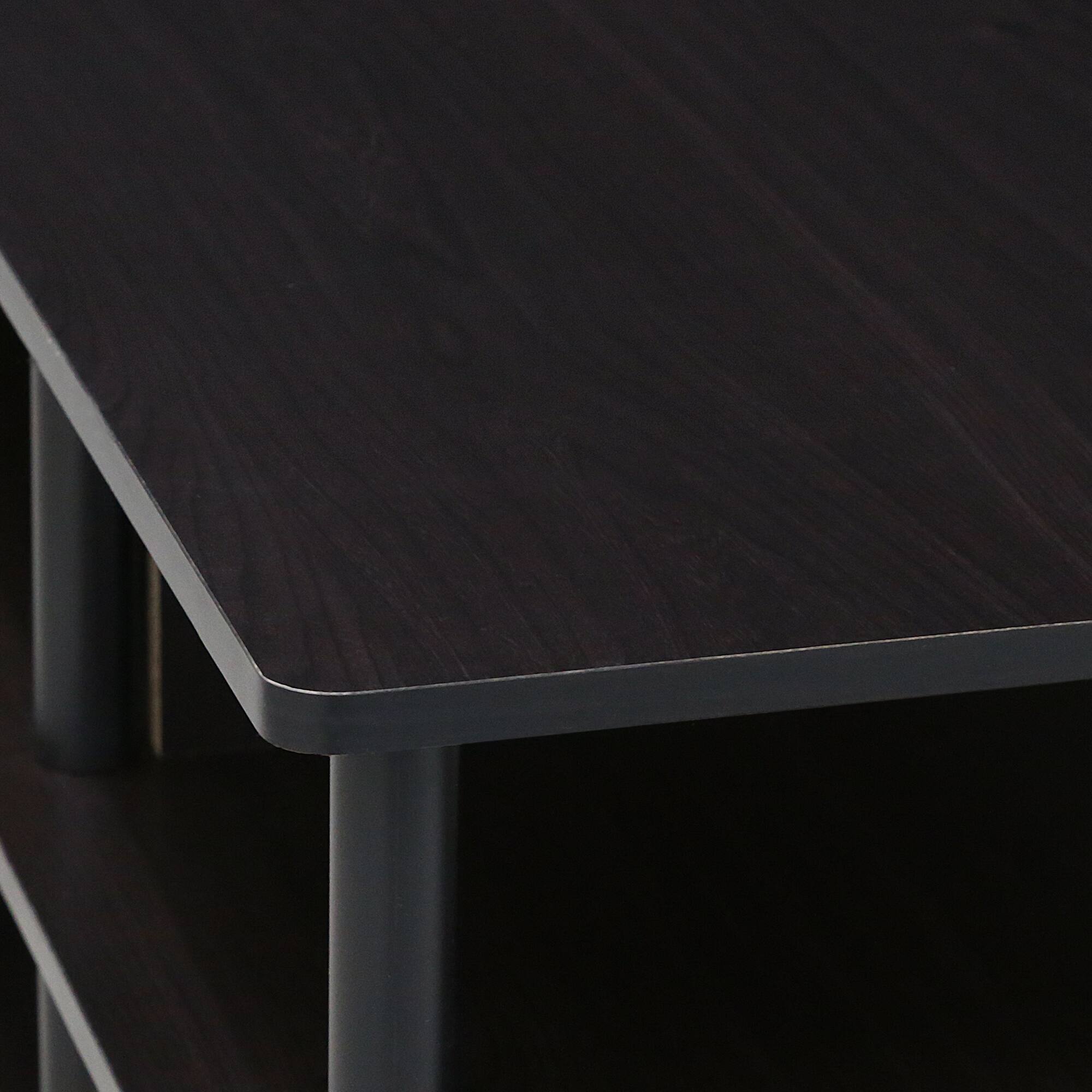 Alt View 5. Furinno - Econ TV Entertainment Center with Storage Bins - Espresso/Black.