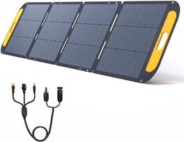 VTOMAN - VS220 Pro 220W 48V Solar Panel, 23% Efficiency, IP67 Waterproof, w/Adapters & Kickstands for Off-Grid & Camping