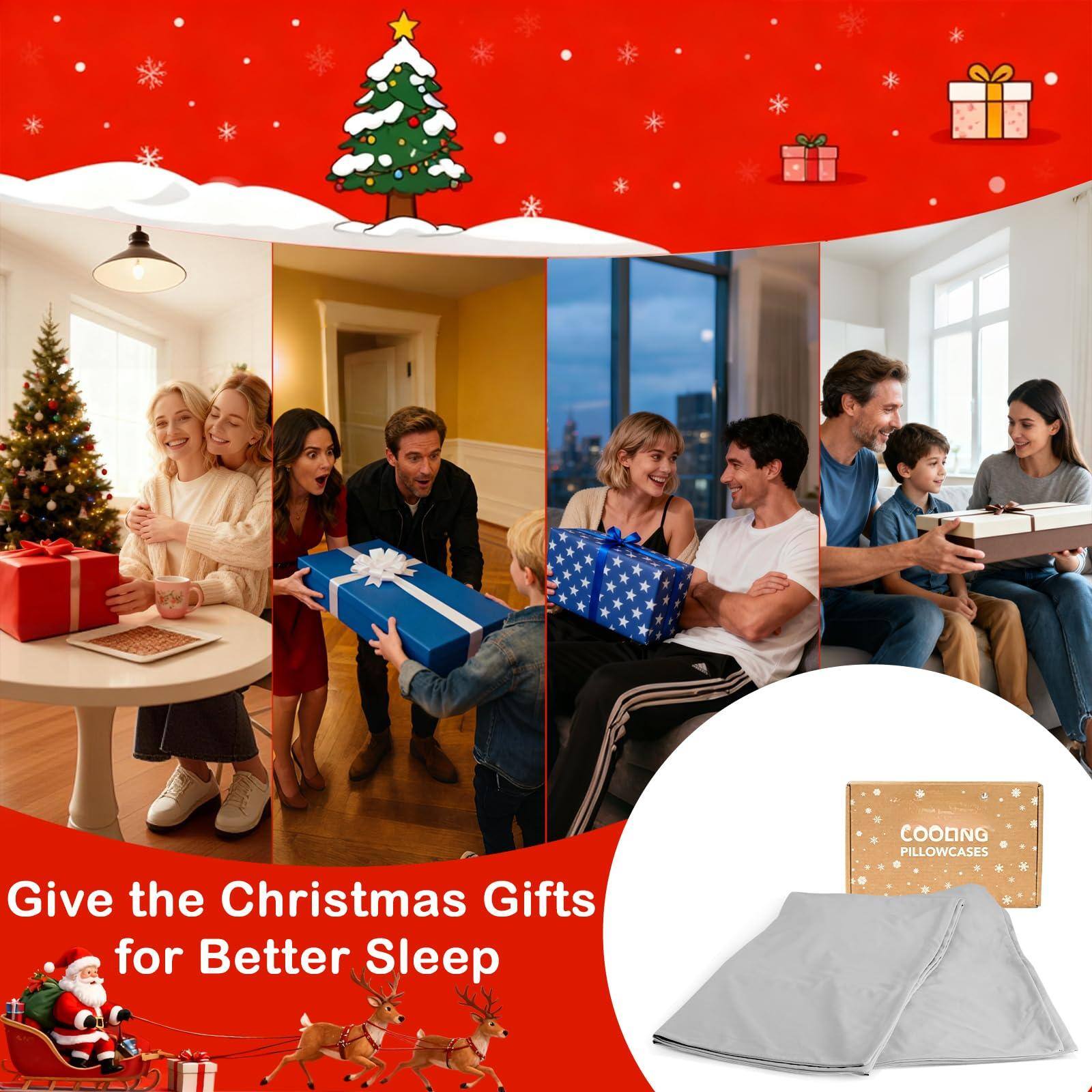 Give the Christmas Gifts for Better Sleep

COOLING PILLOWCASES
