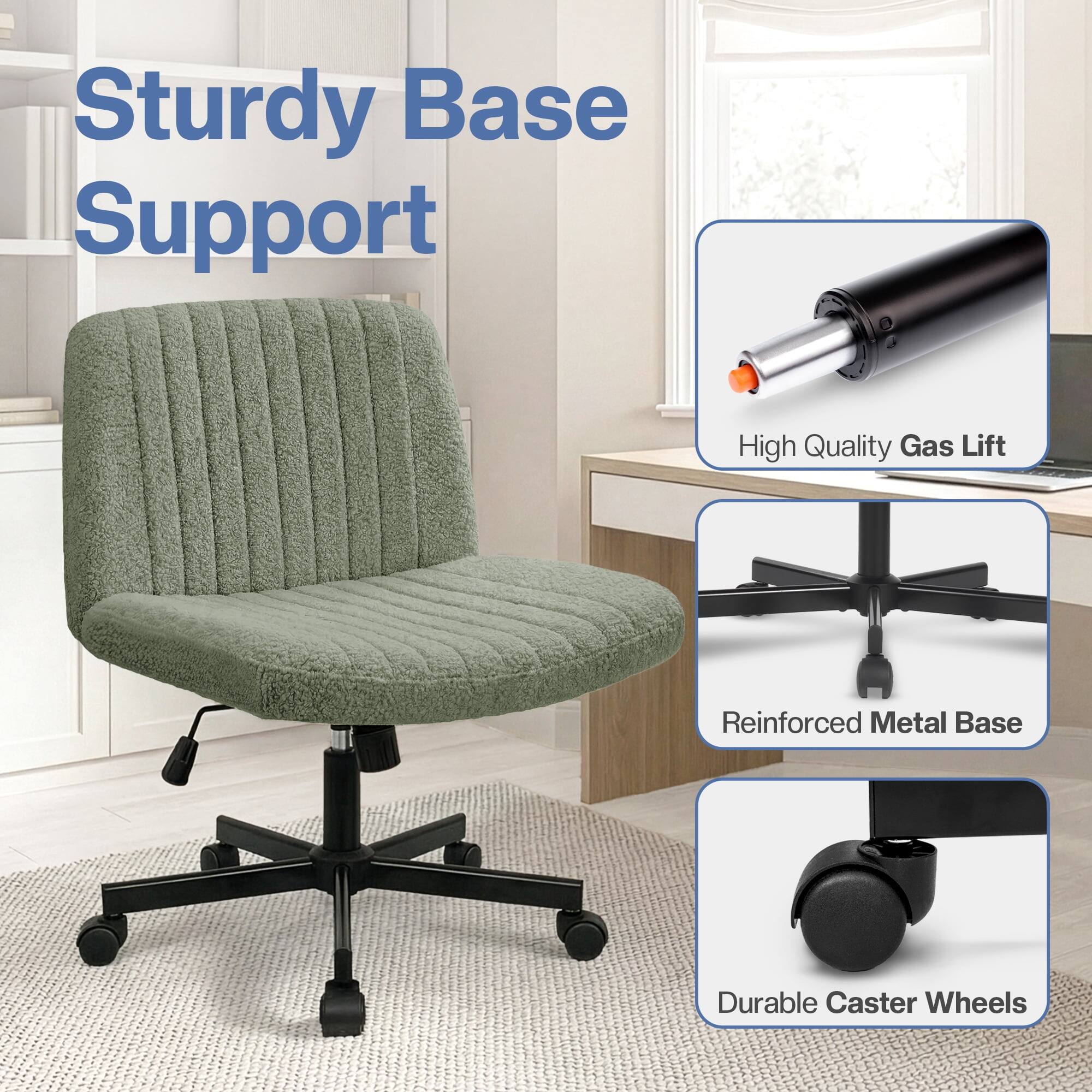 Sturdy Base Support  
High Quality Gas Lift  
Reinforced Metal Base  
Durable Caster Wheels
