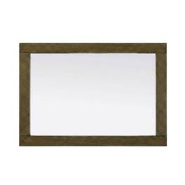 Elegant Kitchen and Bath - Noah Wooden Rectangle Mirror 22 x 32 - Hazel Oak
