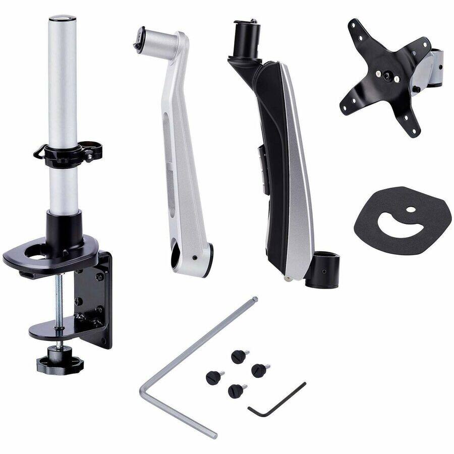 Alt View 4. Startech - Monitor Desk Mount 1MP1ACGMONITORARM - Black.