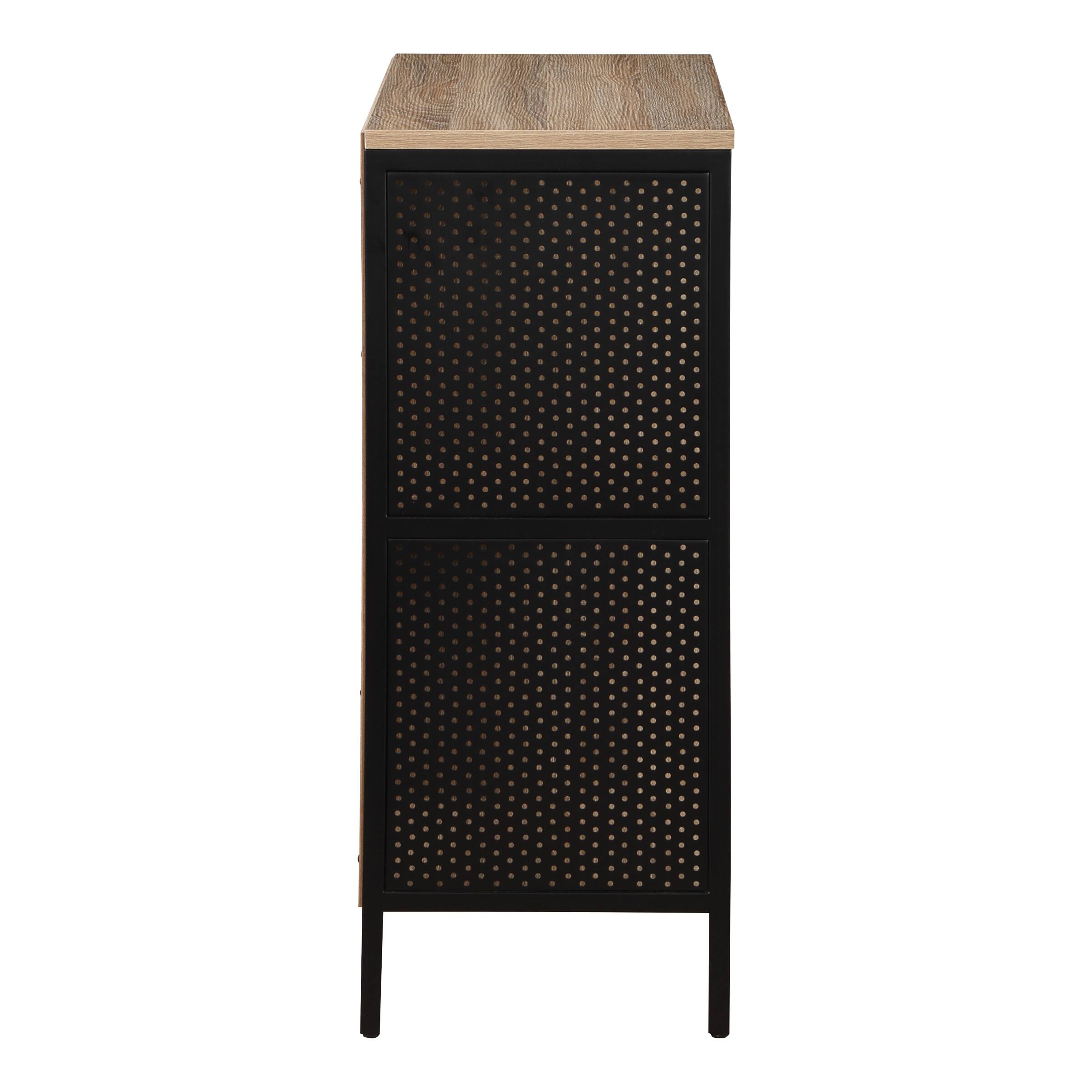 Left. OSP Home Furnishings - Ace 4 Cube Storage/Bookcase - River Oak.