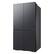 Alt View 21. Samsung - BESPOKE 29 cu. ft. 4-Door Flex French Door Smart Refrigerator with Customizable Panel Colors - Matte Black Steel.