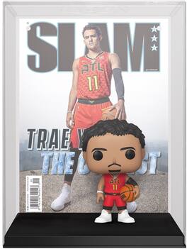 Funko - POP! SLAM COVER WITH CASE: NBA Slam - Trae Young - Collectibles - Multicolor