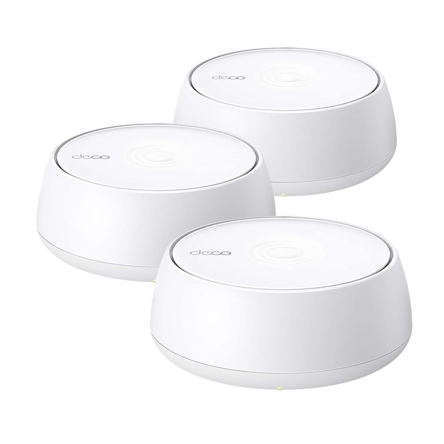 TP-Link - Deco BE5000 Dual-Band WiFi 7 Whole Home Mesh System 3-Pack - White - Front_Zoom