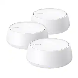 TP-Link - Deco BE5000 Dual-Band WiFi 7 Whole Home Mesh System 3-Pack - White