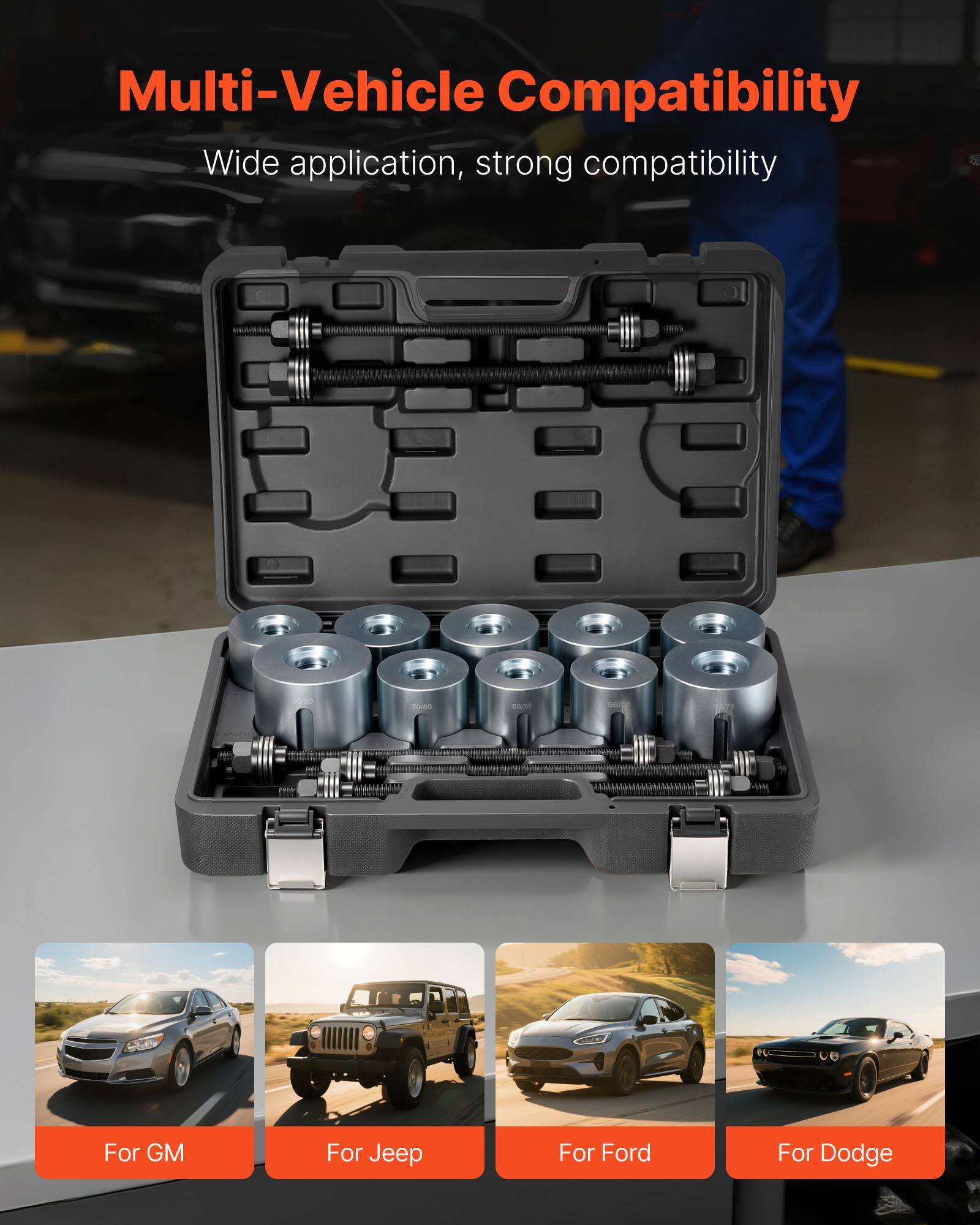Multi-Vehicle Compatibility  
Wide application, strong compatibility  

- For GM  
- For Jeep  
- For Ford  
- For Dodge