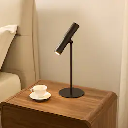 Kings Brand Furniture - Cordless Rechargeable LED Table Lamp Magnetic Adjustable Head & Touch Dimmer