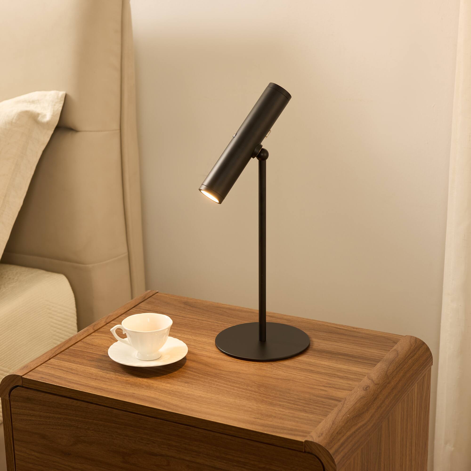 Front. Kings Brand Furniture - Kings Brand Furniture Cordless Rechargeable LED Table Lamp Magnetic Adjustable Head & Touch Dimmer.