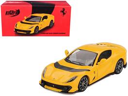 Ferrari 812 Competizone Giallo Modena 1/64 Diecast Model Car by BBR - Yellow