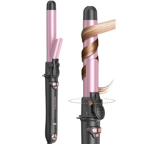 Front. Vulpecula Spade - Wavytalk Rotating Curling Iron, Curl Cycle, 1 Inch Automatic Curling Wand for Long Hair, Get Effortless Curls with Self.