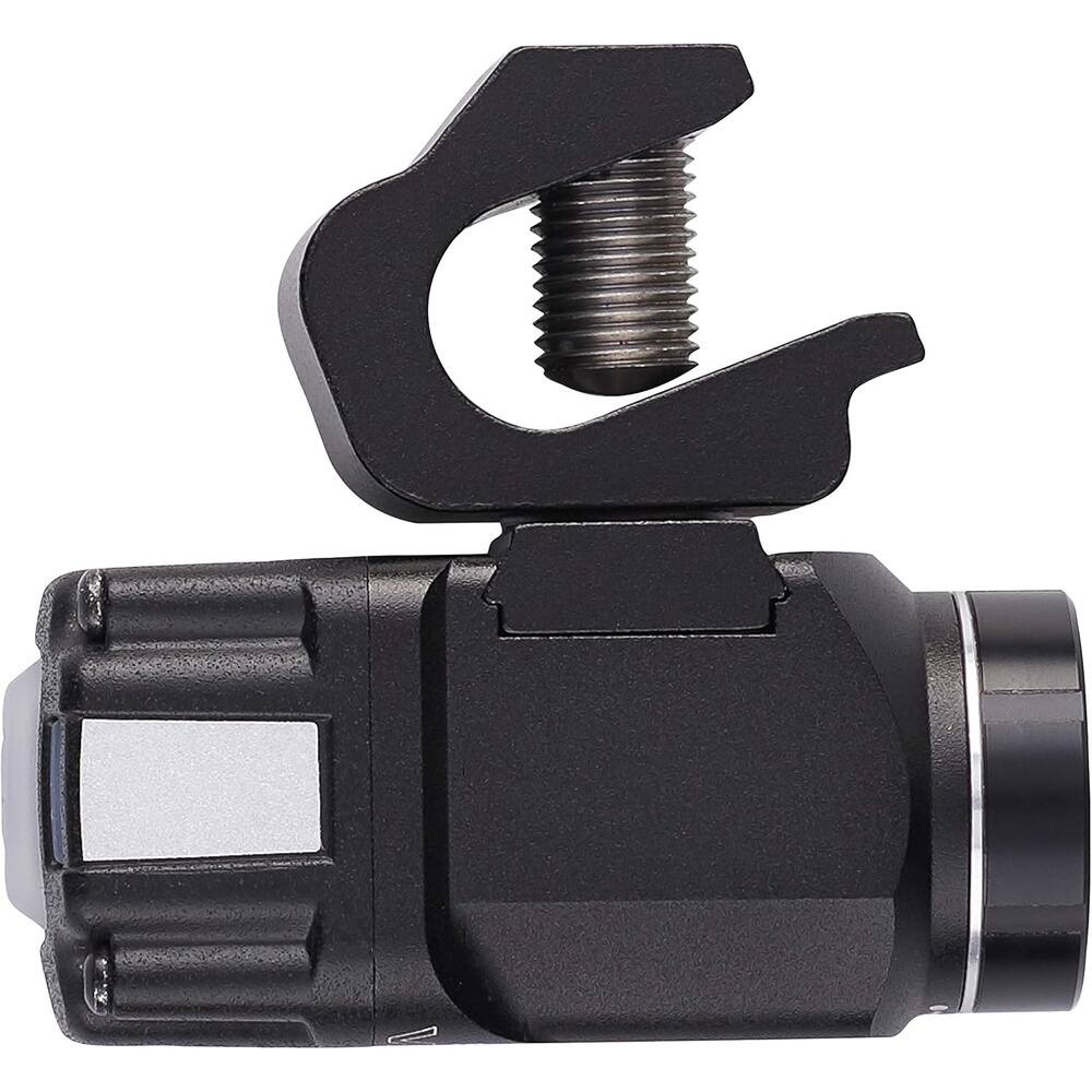 Angle. Streamlight - Streamlight Vantage II 350 Lumen Helmet Mount Flashlight,Black - Black.