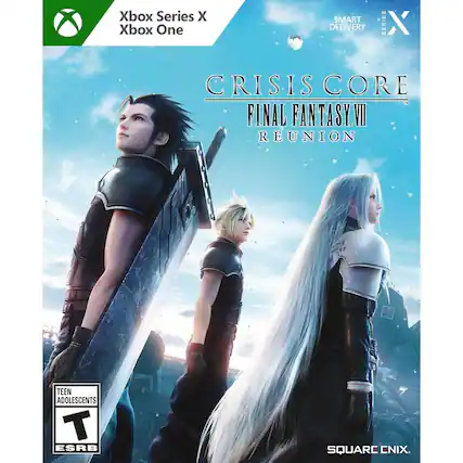 Xbox Series X
Xbox One
Crisis Core
Final Fantasy VII
Reunion
Smart Delivery
TEEN
Adolescents
T
ESRB
SQUARE ENIX - T (Teen 13+)