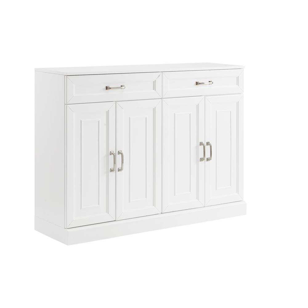 Alt View 9. Crosley Furniture - Stanton Sideboard - White.