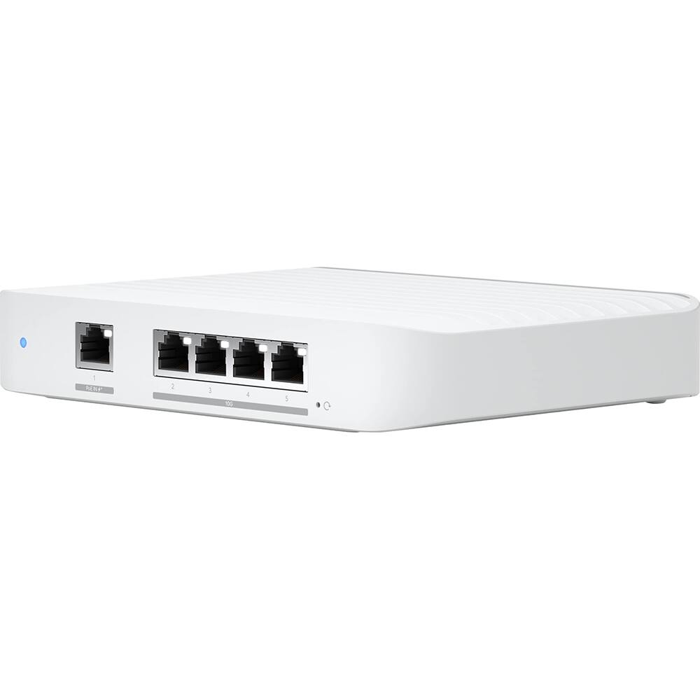 Front. Ubiquiti - Flex XG 4-Port 10G Managed Network Switch USW-Flex-XG - White.
