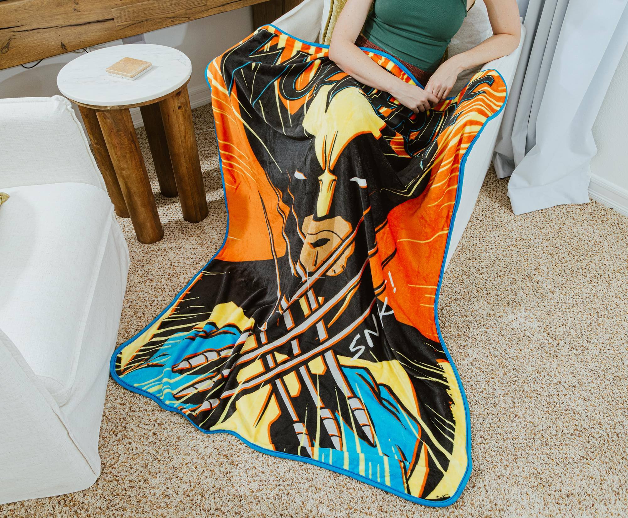Alt View 5. Silver Buffalo - Marvel X-Men Wolverine "Snikt!" Fleece Throw Blanket | 45 x 60 Inches - Multi-Colored.