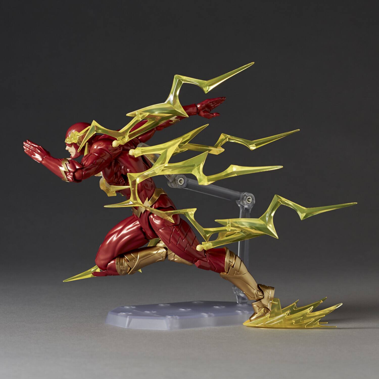 Alt View 3. PopMarket - Kaiyodo - DC Heroes  - Revoltech Amazing Yamaguchi - The Flash 2025 Action Figure   - COLLECTIBLES - Multicolor.