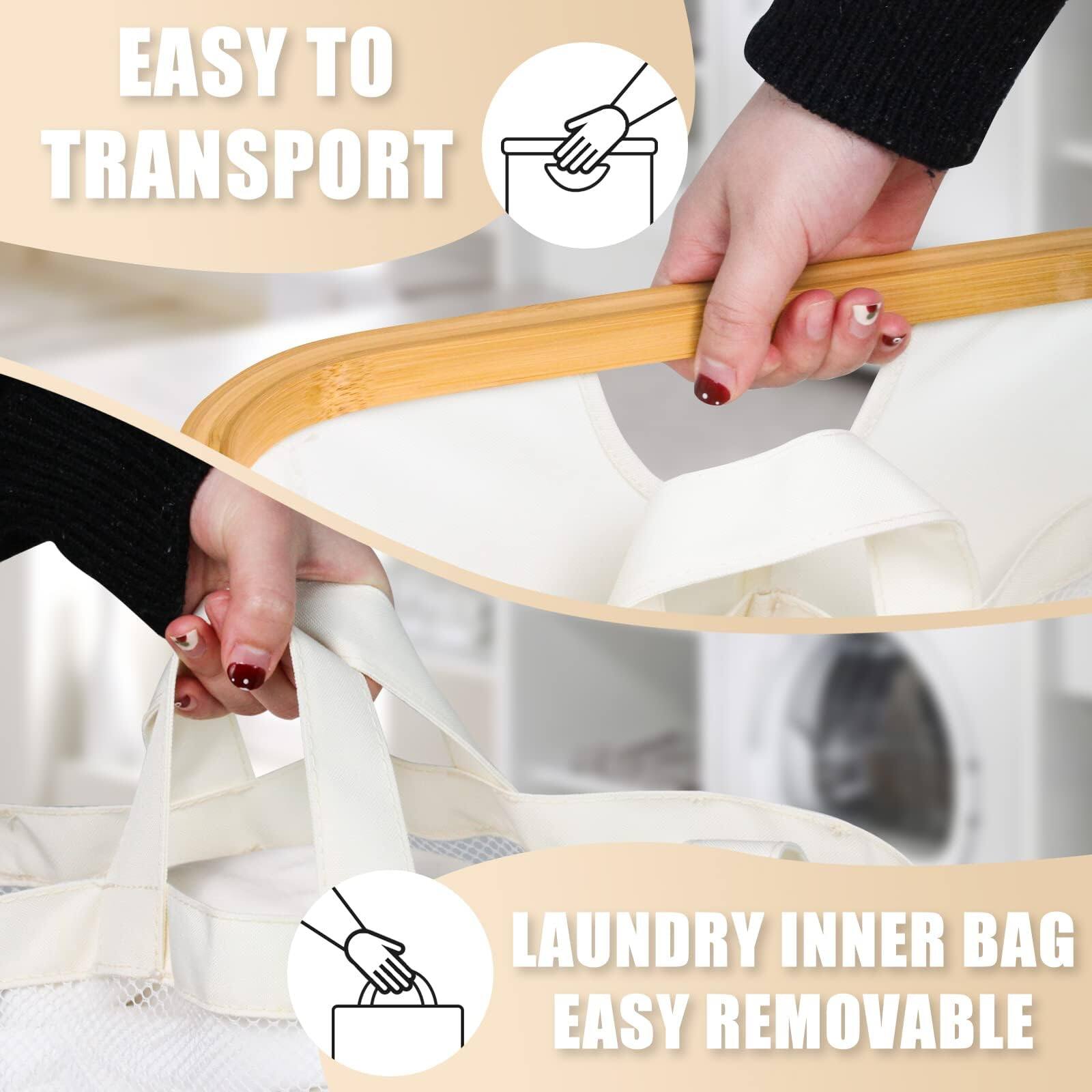 EASY TO TRANSPORT

LAUNDRY INNER BAG

EASY REMOVABLE
