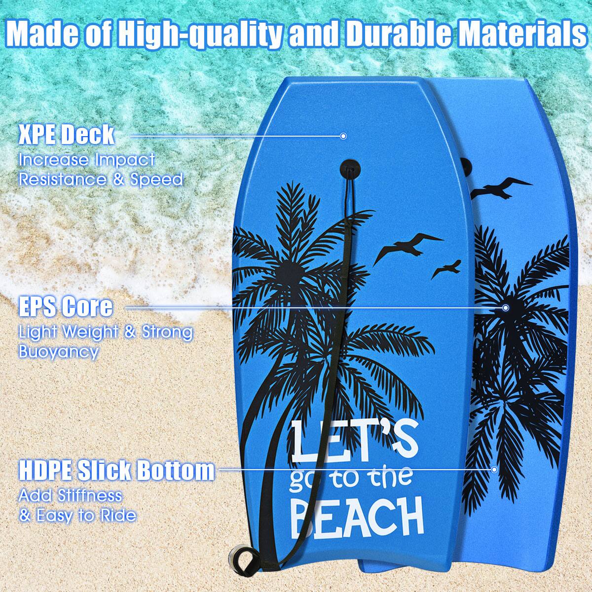 Made of High-quality and Durable Materials

XPE Deck
Increase Impact Resistance & Speed

EPS Core
Light Weight & Strong Buoyancy

HDPE Slick Bottom
Add Stiffness & Easy to Ride

LET'S go to the PEACH