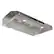 Angle. Onefly - 36 inches - Externally Vented - Under Cabinet Range Hood - Stainless steel.