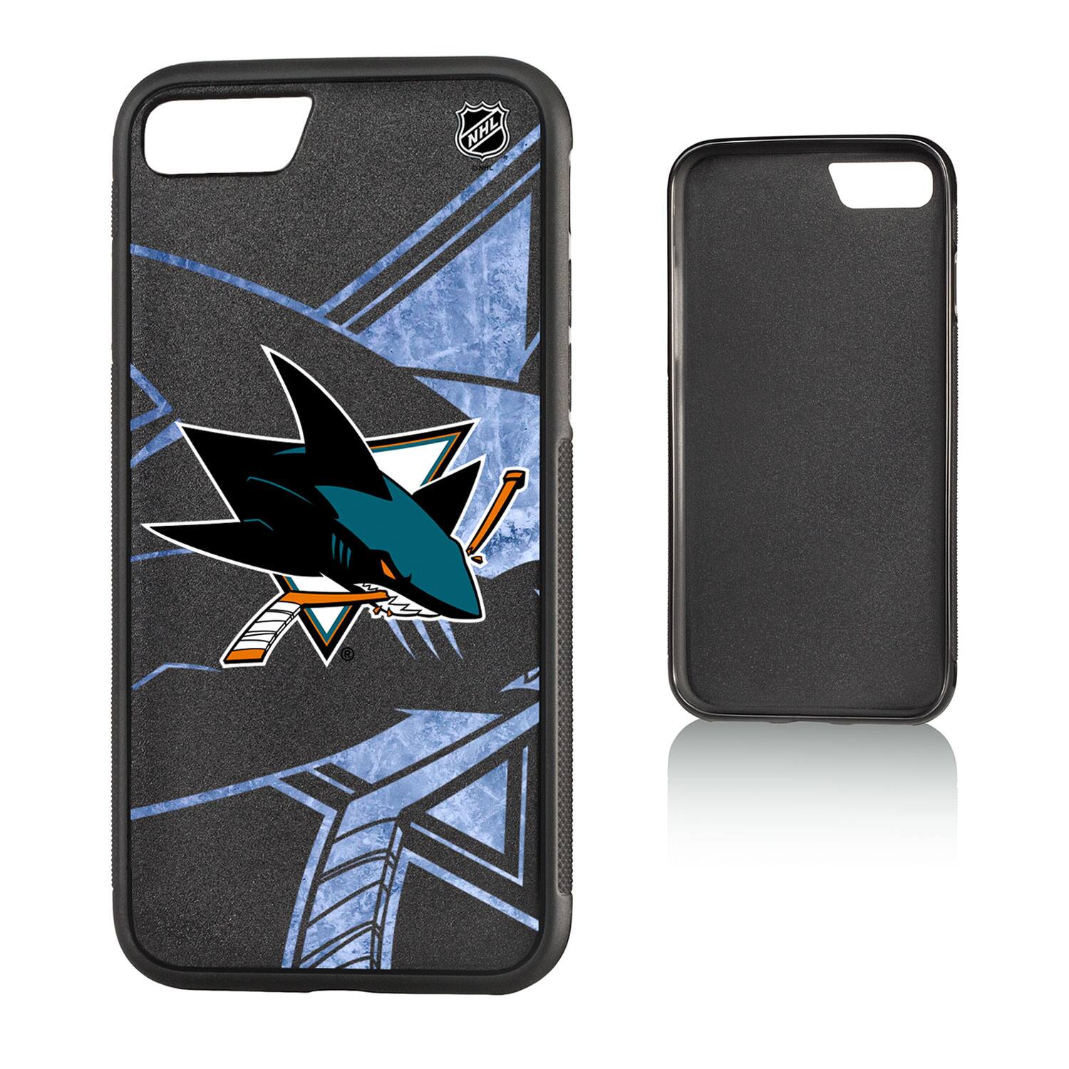 Alt View 2. Keyscaper - San Jose Sharks Bump Case with 8.2ft Drop Protection - 16 - Multicolor.