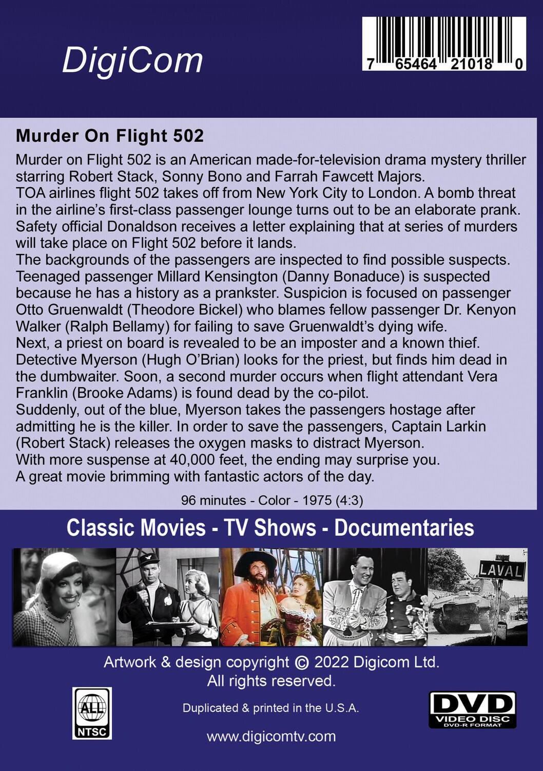 Alt View 1. Murder on Flight 502   - DVD.