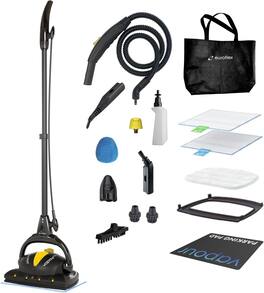 Euroflex - Vapour Plus 18-Piece Steam Mop - Black