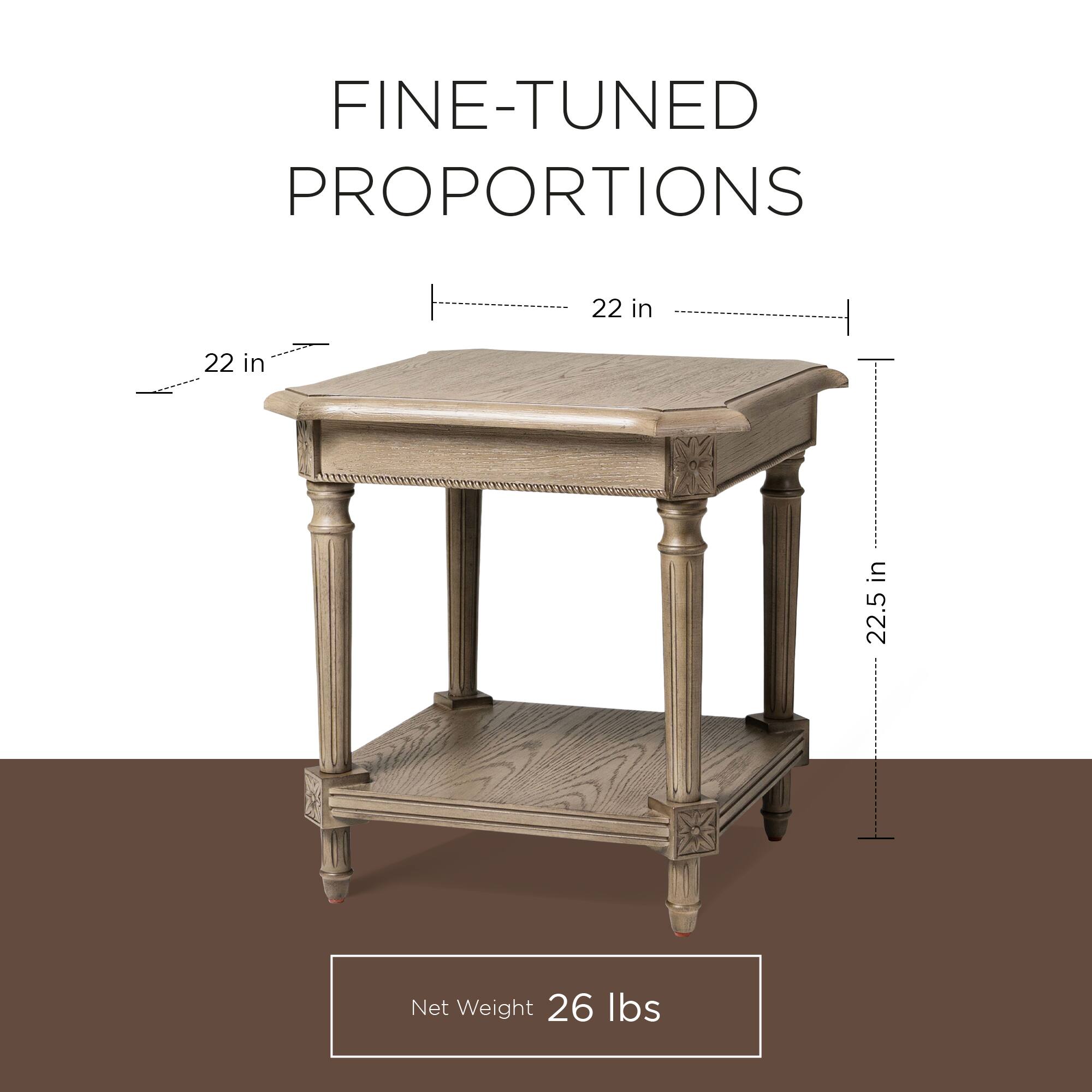 FINE-TUNED PROPORTIONS

22 in  
22 in  
22.5 in

Net Weight 26 lbs