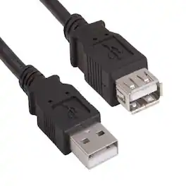 Sanoxy - 3ft USB 2.0 A Male to A Female Extension Cable - Black