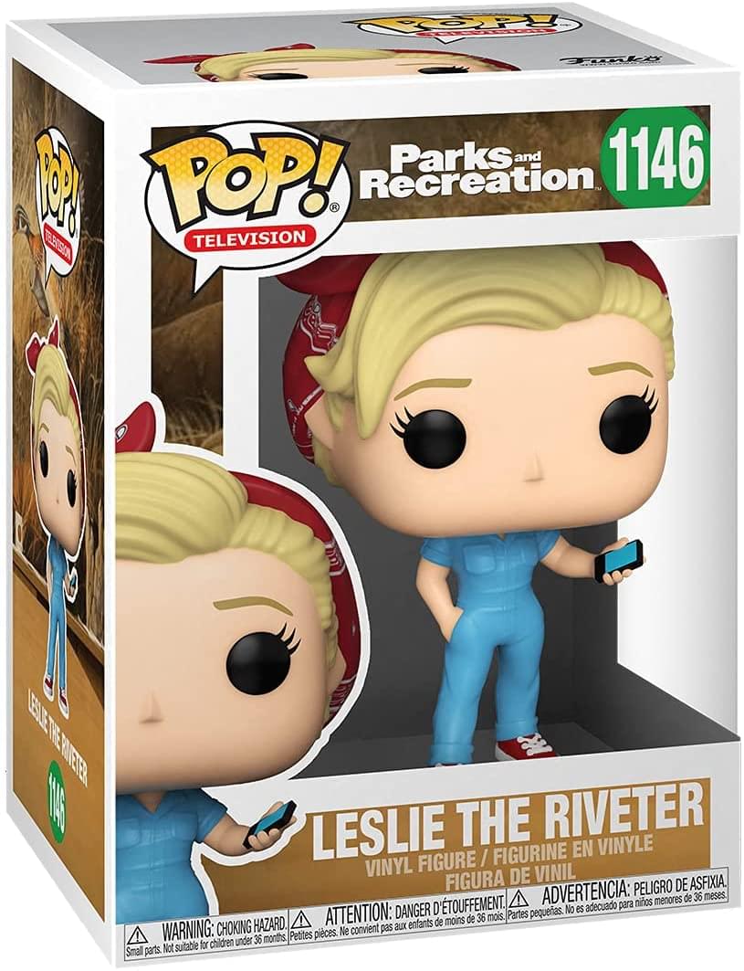 **Parks and Recreation**  
**1146**

**Leslie the Riveter**  
**Vinyl Figure / Figurine en Vinyle / Figura de Vinil**

**Warning: Choking Hazard.**  
Small parts. Not suitable for children under 36 months.  
**Attention: Danger d'étouffement.**  
Petites pièces. Ne convient pas aux enfants de moins de 36 mois.  
**Advertencia: Peligro de asfixia.**  
Partes pequeñas. No es adecuado para niños menores de 36 meses.
