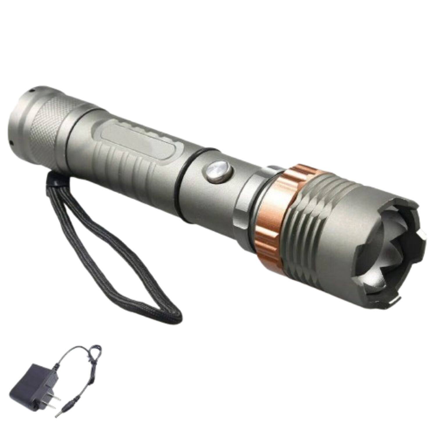 Home Collection - Rechargeable LED Tactical Flashlight – Super Bright Police Torch with Adjustable Zoom Focus