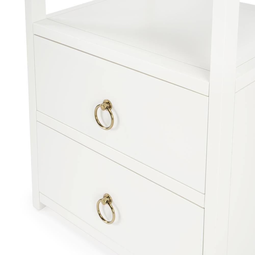 Alt View 9. Butler Specialty - Lark Nightstand - White.