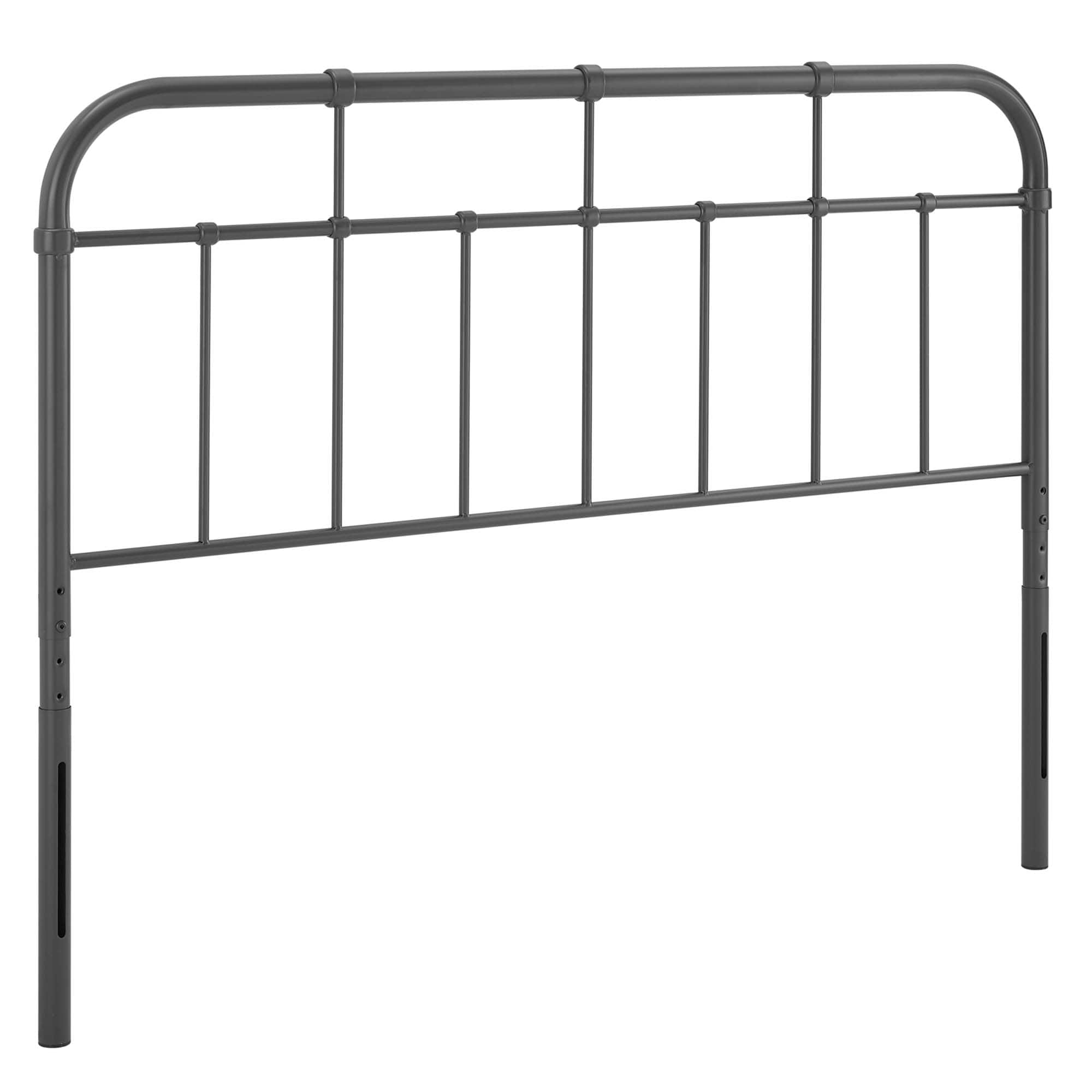 Alessia Metal Queen Headboard by Modway - Gray