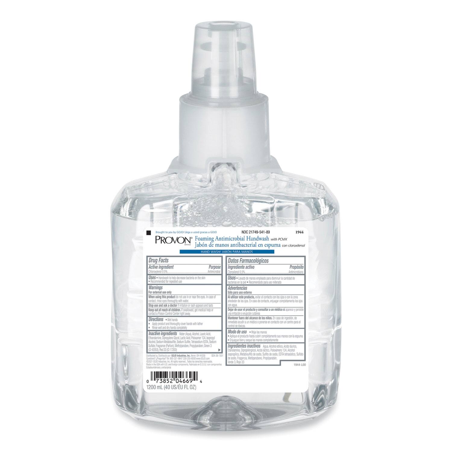 GOJO - Foaming Antimicrobial Handwash with PCMX Refill, For LTX-12, Floral Scent, 1,200 mL, 2per Carton price history on PriceWatchPro