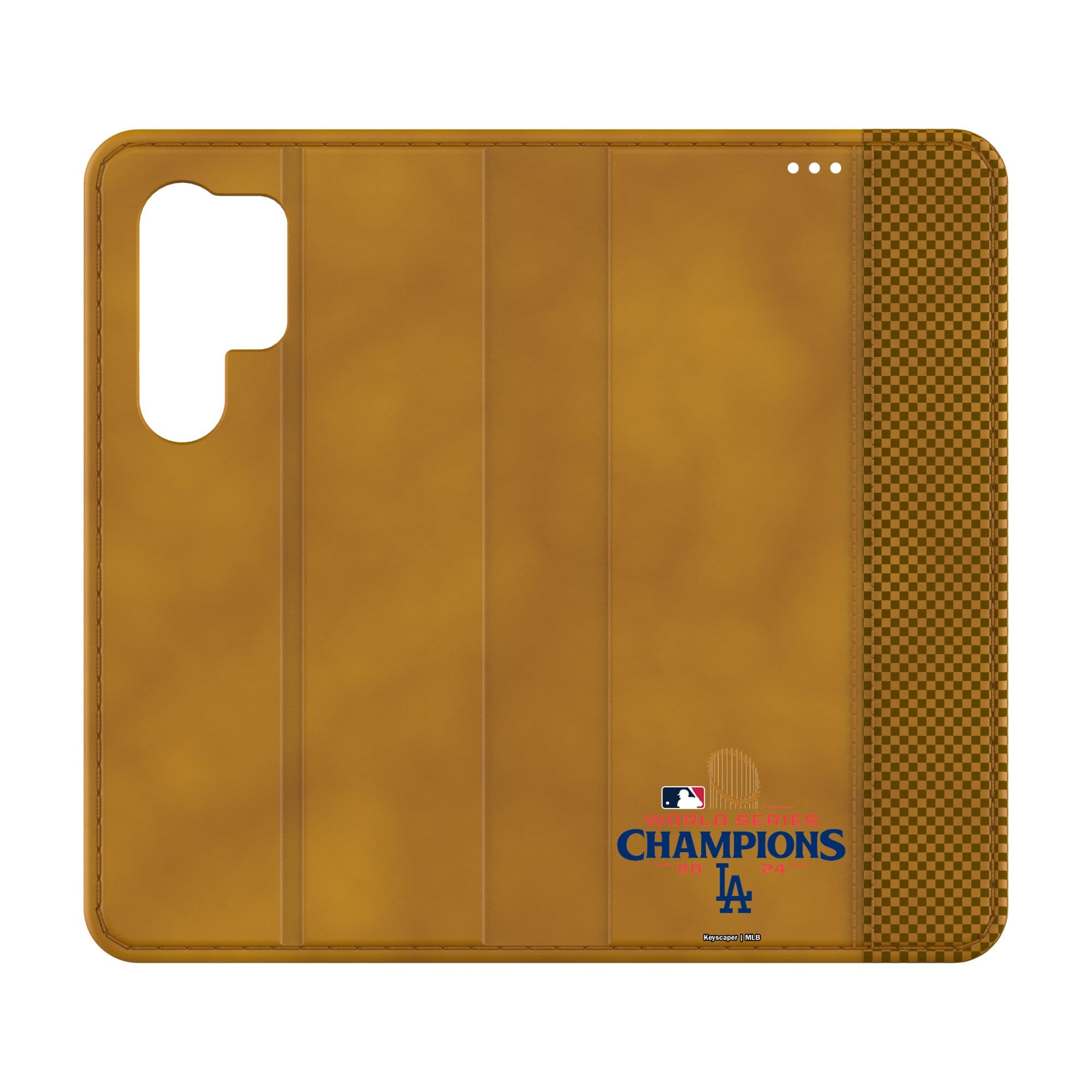 Keyscaper - MLB - Los Angeles Dodgers 2024 World Series Champions Galaxy Folio Case - S21 Plus - Brown price history on PriceWatchPro