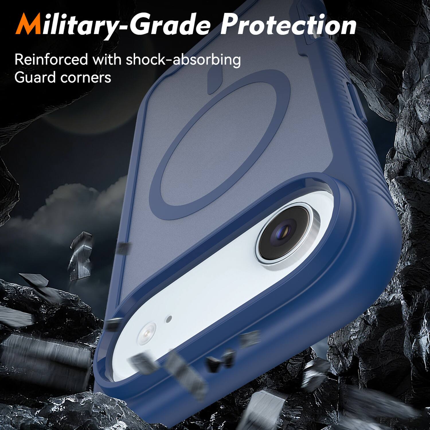 Military-Grade Protection  
Reinforced with shock-absorbing Guard corners