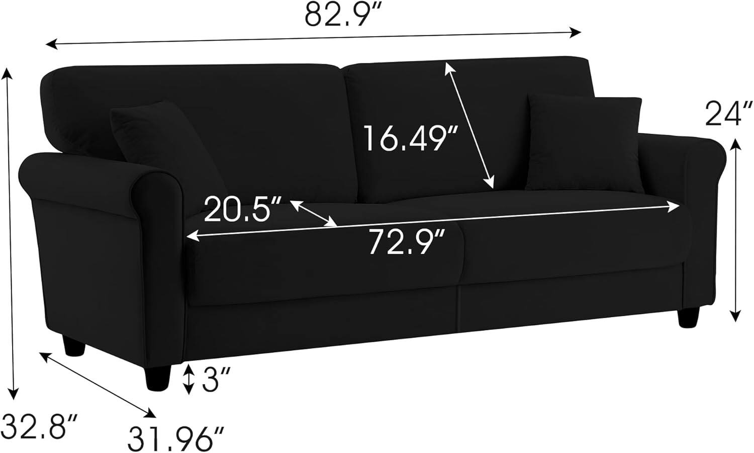 82.9"  
72.9"  
20.5"  
16.49"  
24"  
31.96"  
32.8"  
3"