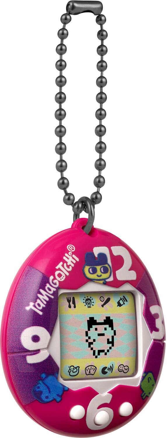 Alt View 3. Bandai - Bandai - Original - Gen1 Purple Pink Clock   - COLLECTIBLES - Multicolor.
