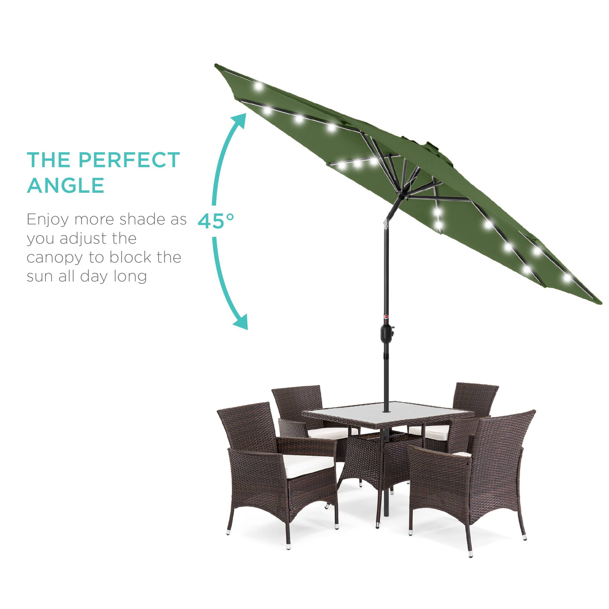 THE PERFECT ANGLE

Enjoy more shade as you adjust the canopy to block the sun all day long

45°