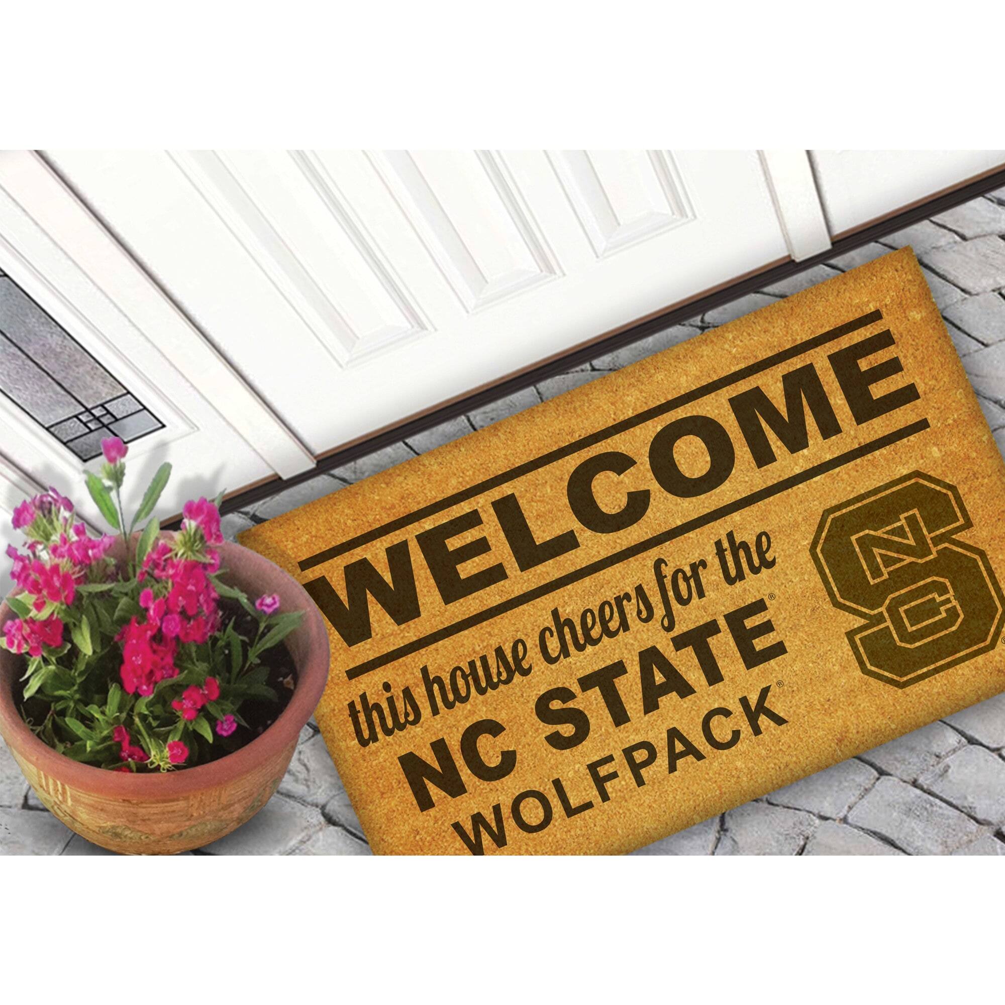 WELCOME  
this house cheers for the  
NC STATE WOLFPACK