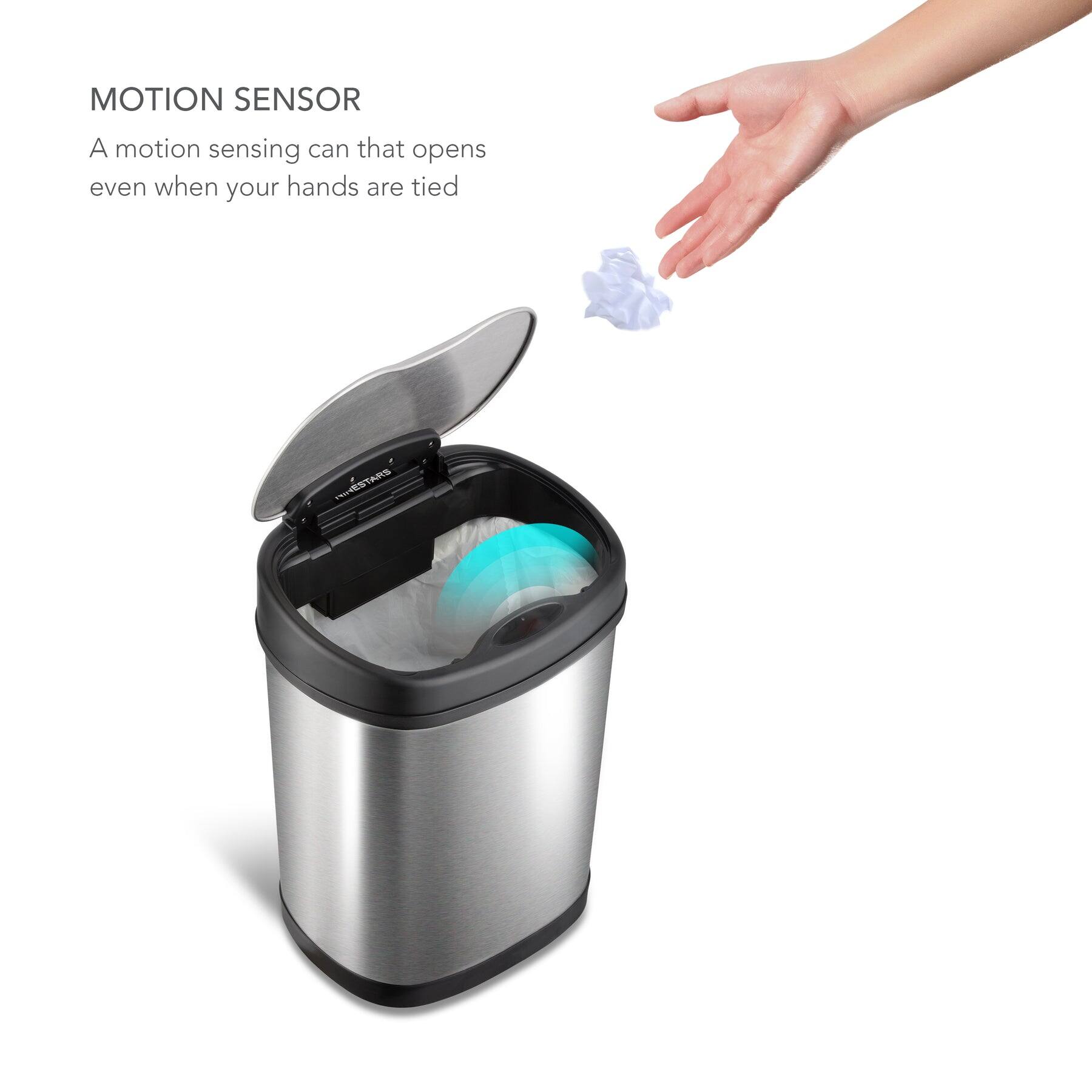 MOTION SENSOR

A motion sensing can that opens even when your hands are tied