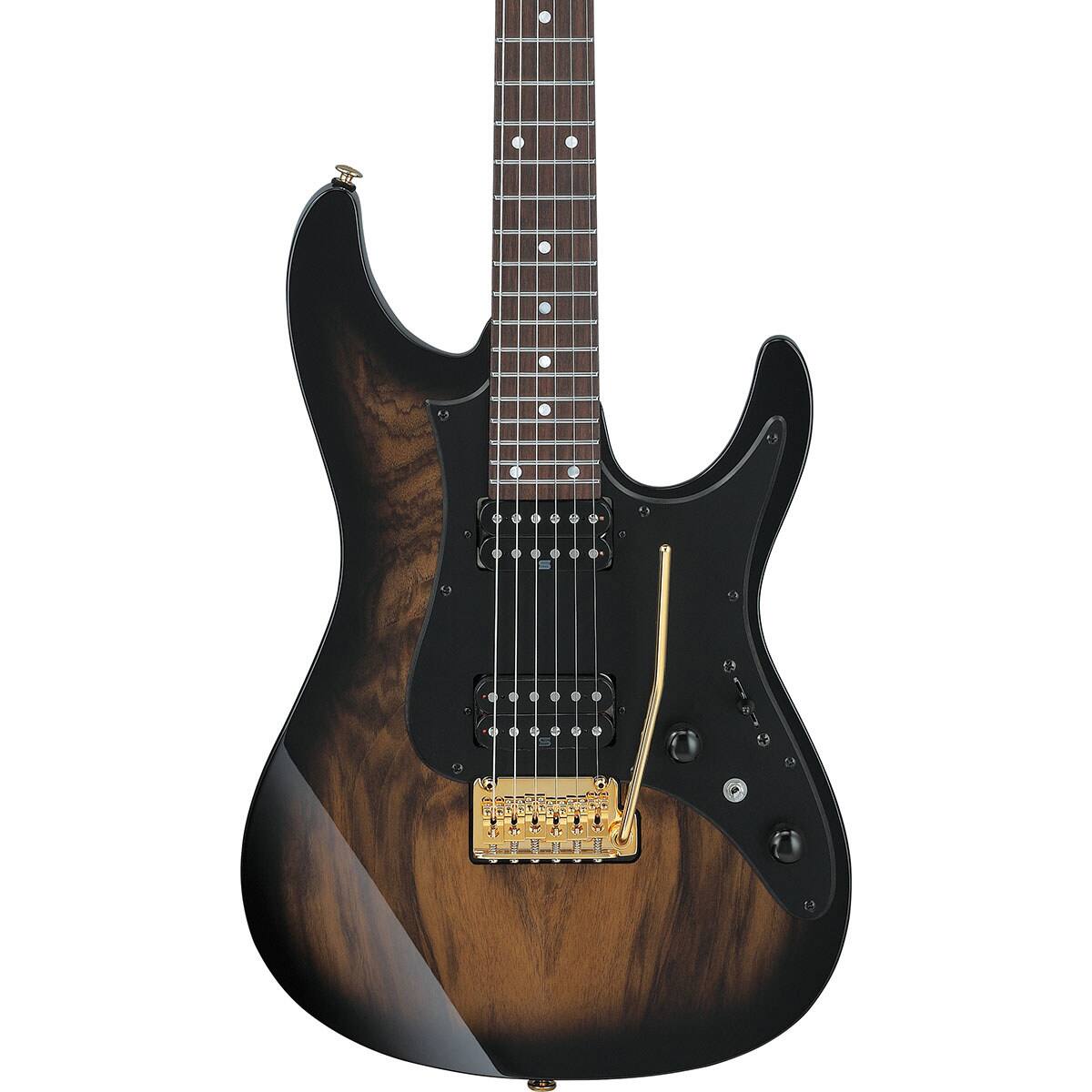 Alt View 3. Ibanez - Ibanez AZ Premium Series AZ41P1EW Electric Guitar, Natural Gray Burst.