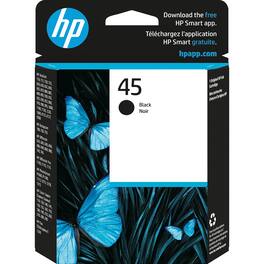 HP - 45 Standard Yield Ink Cartridge (51645A#140) - Black