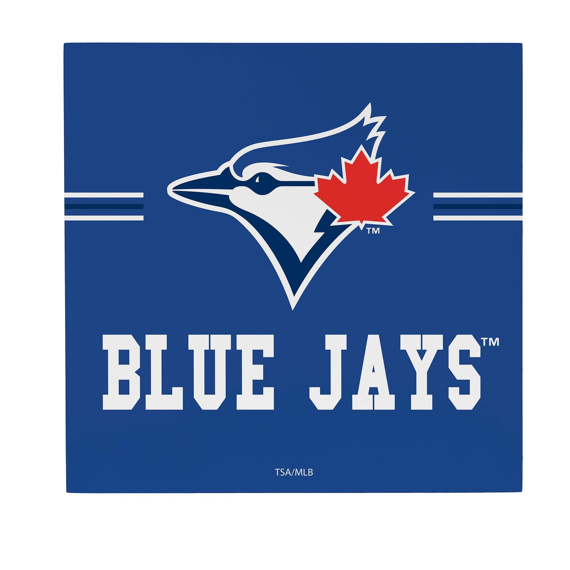 Toronto Blue Jays 12" x 12" Wood Wall Sign