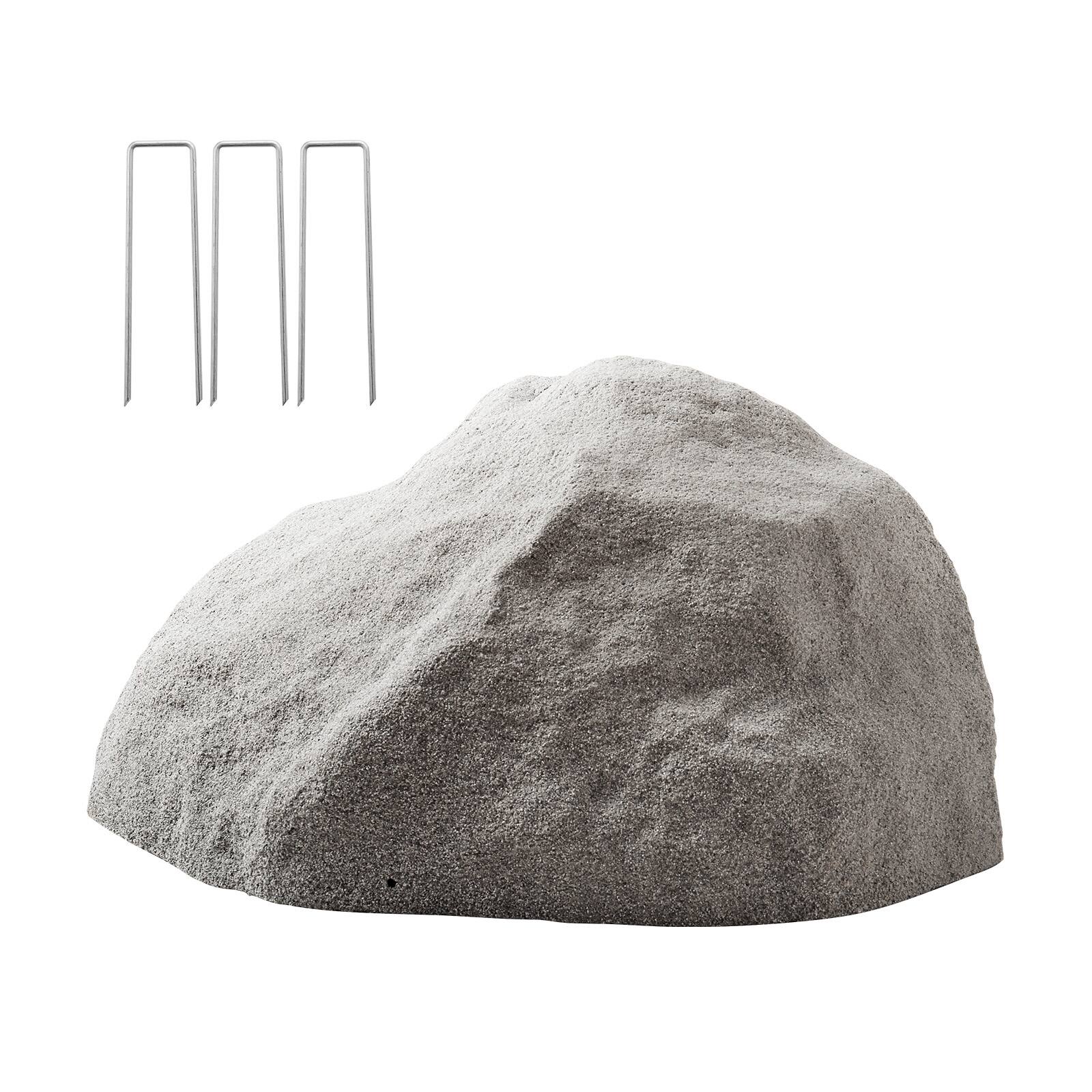 Alt View 5. VEVOR - Faux Rock Cover, Outdoor Fake Rock Well Pump Cover, Realistic Natural Texture, Weather-Resistant Artificial Boulder - Dark Grey.