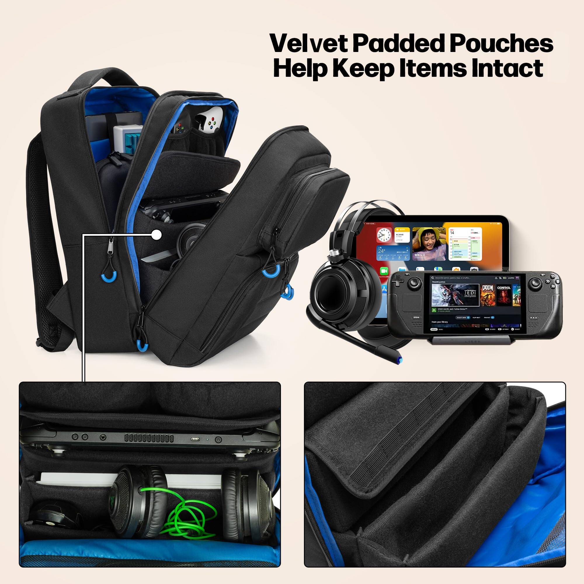 Velvet Padded Pouches Help Keep Items Intact