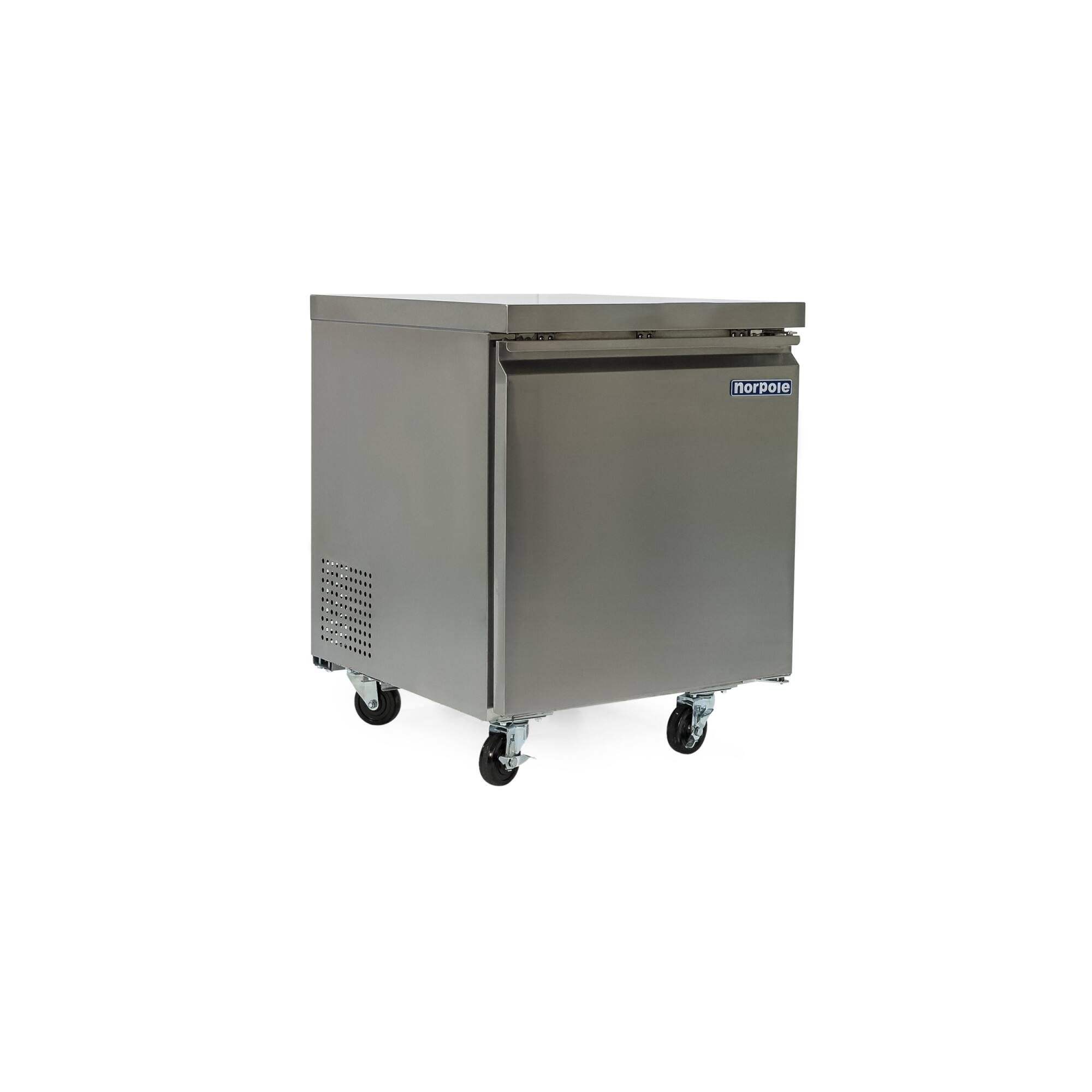 Alt View 4. Magic Chef - Commercial 6 cu. ft. Under Counter Refrigerator in Stainless Steel - Stainless Steel.
