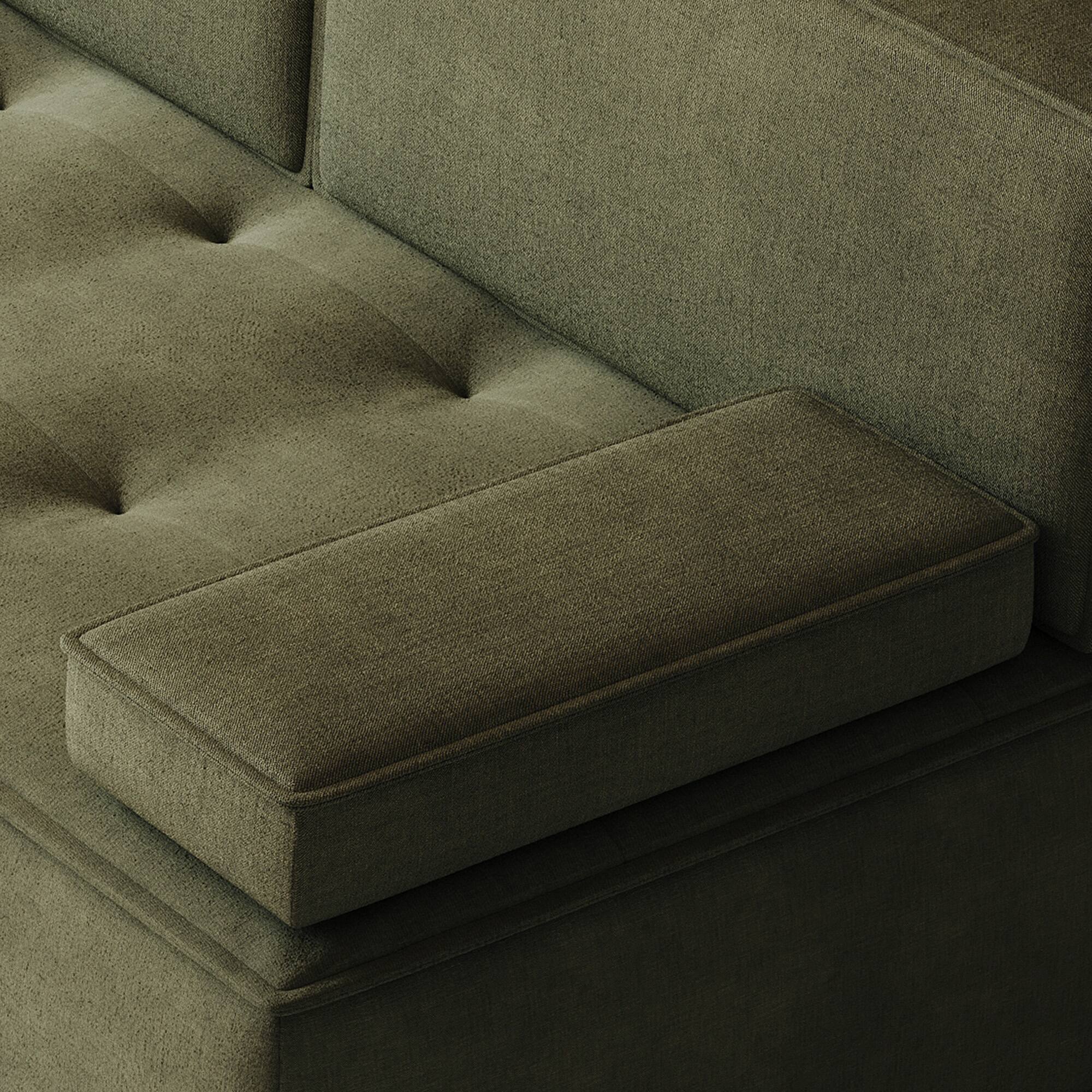 Alt View 1. luck idea - 79" Multi-Functional Fabric Sleeper Sofa, Convertible Couch Bed with Supportive Foam Cushion for Apartment & Studio - Green.